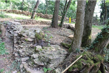 Chantier au château de Lourdon