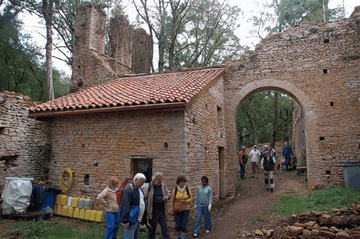 Chantier au château de Lourdon