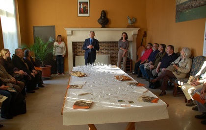 Vin d'honneur à la mairie de Moulins-Engilbert